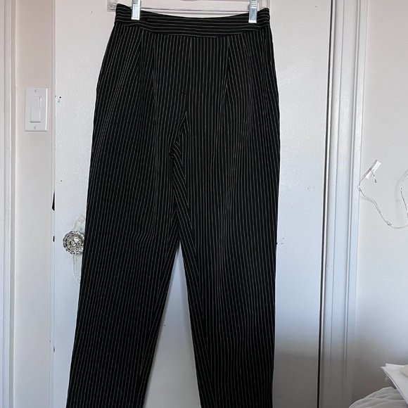 Monk & Lou pinstripe office trouser pants - Picture 4 of 7